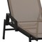 Flash Furniture Black/Brown Adjustable Chaise Lounge with Arms, 2PK 2-JJ-LC323-BLK-BR-GG - alternate 9